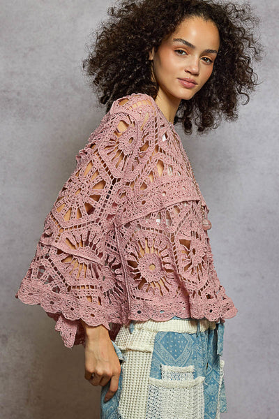 Pol Palm Springs Crochet top