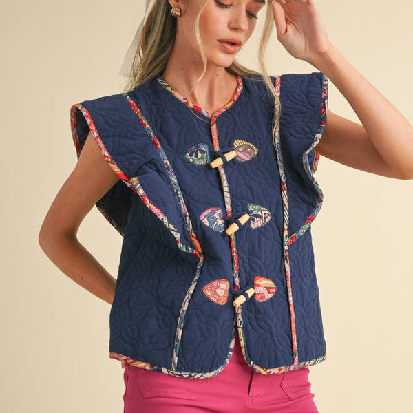 &merci Quilted Vest