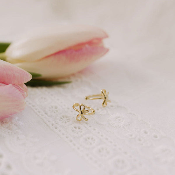 ONLINE EXCLUSIVE Ava Bow Hoops