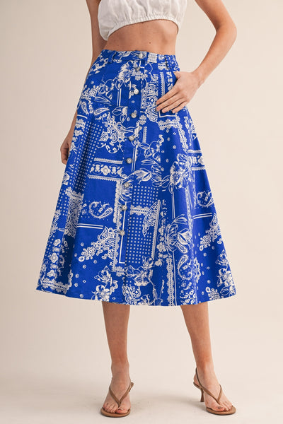 &Merci Paisley Skirt