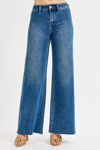 ONLINE EXCLUSIVE RISEN High-Waisted Wide Leg Jeans