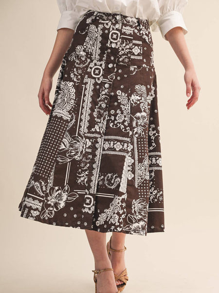 &merci Bandana Skirt