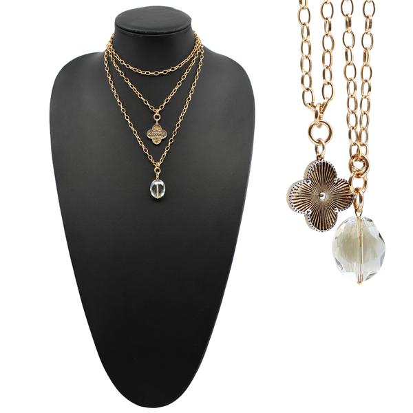 ONLINE EXCLUSIVE - Katia Designs All is well clover necklace
