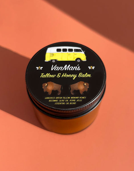 ONLINE EXCLUSIVE VanMan's Bison Tallow & Honey Face Balm - 2 oz