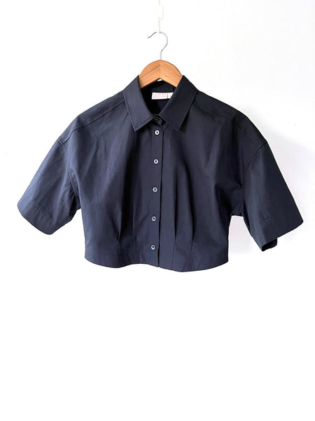 Heather Harlan Cropped Waisted Shirt