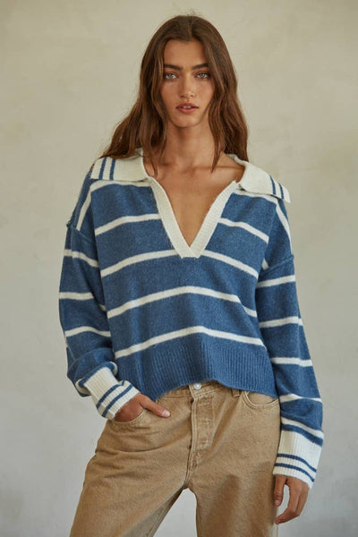 Nova Knit V neck Sweater