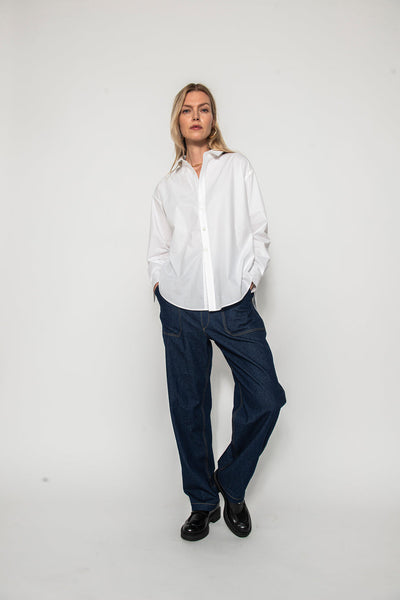 Heather Harlan Easy White Shirt
