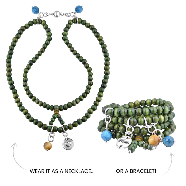 ONLINE EXCLUSIVE - Katia Designs Breathe boho wrap bracelet/necklace