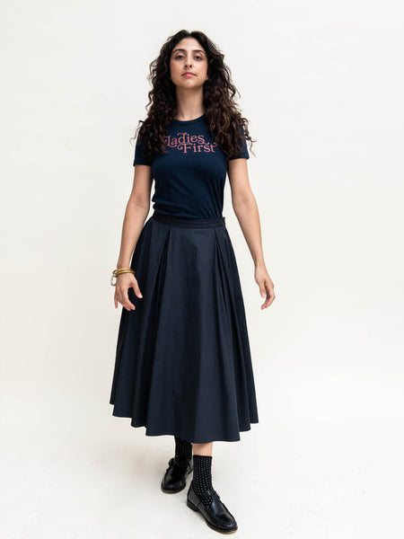 Heather Harlan Double Pleat Skirt
